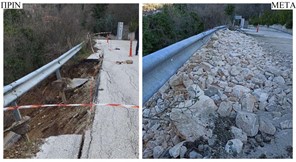 Περιφέρεια Θεσσαλίας: Αποκαταστάθηκε η οδική ασφάλεια στο δρόμο Τέμπη - Αμπελάκια 
